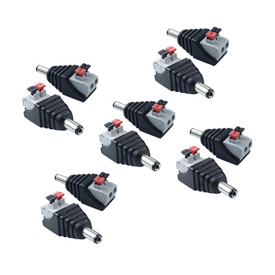 ZDM 5Pairs Intelligent Connection DC Power Male Female 55x21mm Connector Adapter Plug Cable Pressed for LED Strips 12V
ZDM 5Pairs Intelligent Connection DC Power Male Female 55x21mm Connector Adapter Plug Cable Pressed for LED Strips 12V