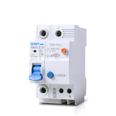 Zhengtai CHNT home electric shock leakage protection leakage protection switch 1P N 32A C32 NBE7LE
Zhengtai CHNT home electric shock leakage protection leakage protection switch 1P N 32A C32 NBE7LE