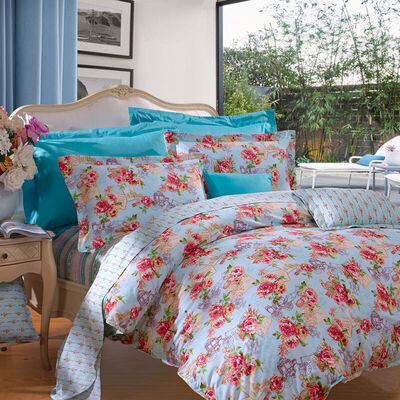 Fu Anna produced Xin&music bedding cotton twill pastoral wind four-piece oude manor 18 m bed for 230 229cm blue
Fu Anna produced Xin&music bedding cotton twill pastoral wind four-piece oude manor 18 m bed for 230 229cm blue
