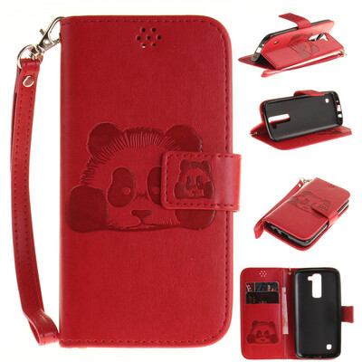 Red Panda Style Embossing Classic Flip Cover with Stand Function and Credit Card Slot for LG K7
Red Panda Style Embossing Classic Flip Cover with Stand Function and Credit Card Slot for LG K7
