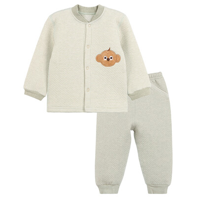 Xin Song baby color cotton warm letter envelope suit neonatal autumn&winter warm color cotton underwear shirt pants suit natural green D072D90
Xin Song baby color cotton warm letter envelope suit neonatal autumn&winter warm color cotton underwear shirt pants suit natural green D072D90