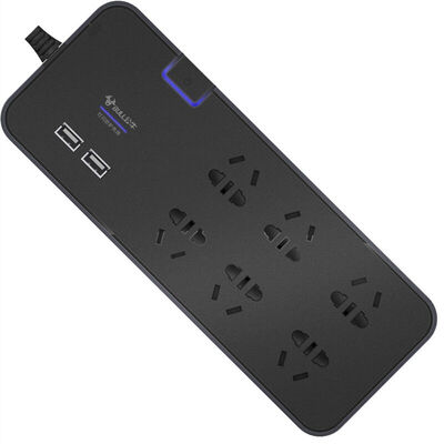 Bull BULL GN-H304U 3 m 4-hole plug-in patch panel socket anti-7 large surge damage dual USB interface large hole spacing
Bull BULL GN-H304U 3 m 4-hole plug-in patch panel socket anti-7 large surge damage dual USB interface large hole spacing