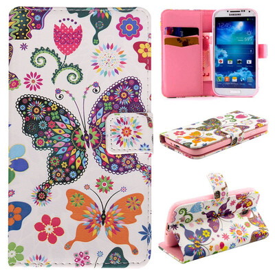 Colorful Butterfly Design PU Leather Flip Cover Wallet Card Holder Case for SAMSUNG Galaxy S4 I9500
Colorful Butterfly Design PU Leather Flip Cover Wallet Card Holder Case for SAMSUNG Galaxy S4 I9500