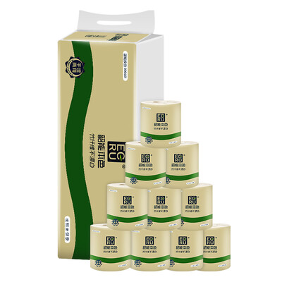 Sauce Natural color toilet paper without bleach bamboo pulp truth series 4 layer 200g core rolls paper * 10 rolls
Sauce Natural color toilet paper without bleach bamboo pulp truth series 4 layer 200g core rolls paper * 10 rolls