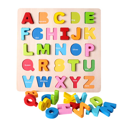 MING TA MING TA Early Learning Letter Board Puzzle piece of wood system early education intellectual puzzle toys baby baby children boys&girls
MING TA MING TA Early Learning Letter Board Puzzle piece of wood system early education intellectual puzzle toys baby baby children boys&girls