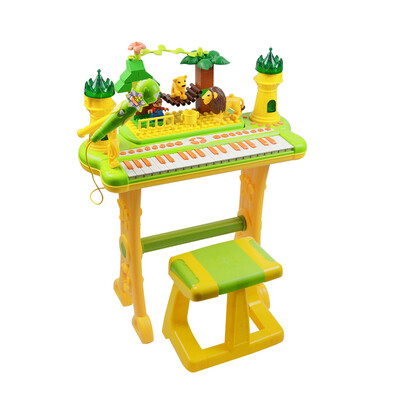 Bei Fenle buddyfun children's electronic piano Teana small stage mast with building blocks U disk function 88037B green
Bei Fenle buddyfun children's electronic piano Teana small stage mast with building blocks U disk function 88037B green