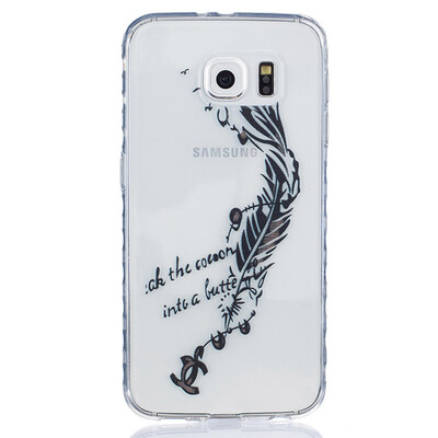 Black feathers Pattern Soft Thin TPU Rubber Silicone Gel Case Cover for SAMSUNG GALAXY S6
Black feathers Pattern Soft Thin TPU Rubber Silicone Gel Case Cover for SAMSUNG GALAXY S6