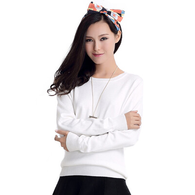 MAZOE simple multi - color short paragraph round neck collar knitted bottom sweater M3028 white XL 
MAZOE simple multi - color short paragraph round neck collar knitted bottom sweater M3028 white XL
