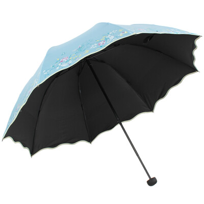 Jingdong Supermarket Paradise umbrella perfect travel mercerized velvet black silk silk twisted three fold mushroom princess sunny umbrella umbrella blue 33190E
Jingdong Supermarket Paradise umbrella perfect travel mercerized velvet black silk silk twisted three fold mushroom princess sunny umbrella umbrella blue 33190E