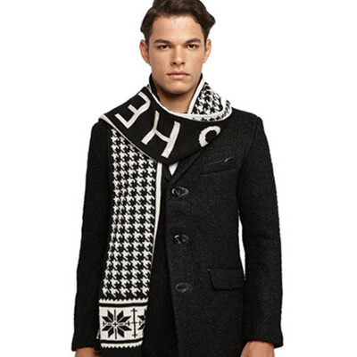 Meng Sike (MSEK) MWJ142293 autumn and winter men's scarves Houndstooth thick long soft collar black and white
Meng Sike (MSEK) MWJ142293 autumn and winter men's scarves Houndstooth thick long soft collar black and white
