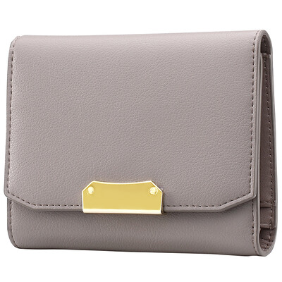 Ma Lian slim fashion simple short paragraph wallet sweet wild 3 fold female wallet gray
Ma Lian slim fashion simple short paragraph wallet sweet wild 3 fold female wallet gray