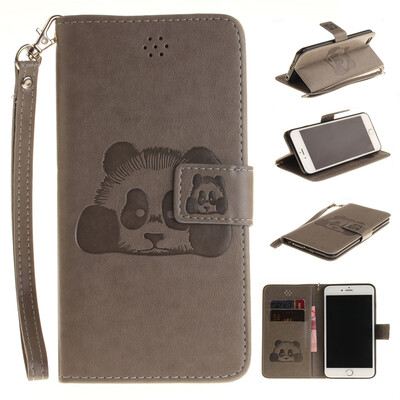 Gray Panda Style Embossing Classic Flip Cover with Stand Function and Credit Card Slot for IPHONE 6/6S
Gray Panda Style Embossing Classic Flip Cover with Stand Function and Credit Card Slot for IPHONE 6/6S