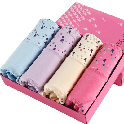 Playboy Ladies Underwear 95 Cotton Sexy Fashion Print Waist Pants Women Four Dresses 16590 XL
Playboy Ladies Underwear 95 Cotton Sexy Fashion Print Waist Pants Women Four Dresses 16590 XL