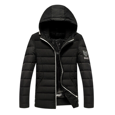 Antarctic men's hooded down jacket fashion Korean version of the armband 90 white duck down jacket warm jacket 1901 black 2XL
Antarctic men's hooded down jacket fashion Korean version of the armband 90 white duck down jacket warm jacket 1901 black 2XL