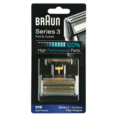 Braun 31S 5000 series Foil & Cutter Replacement Silver Color Contour Flex XP Integral Shaver 5775 5875 5877 5895 6520 5000
Braun 31S 5000 series Foil & Cutter Replacement Silver Color Contour Flex XP Integral Shaver 5775 5875 5877 5895 6520 5000