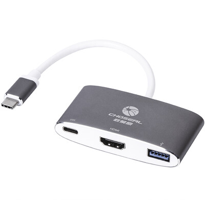 Aurora (CHOSEAL) USB3.1TYPEC-C + HDMI + USB3.0 Многофункциональный конвертер Алюминиевая оболочка Серебристо-серый QD6311
Aurora (CHOSEAL) USB3.1TYPEC-C + HDMI + USB3.0 Многофункциональный конвертер Алюминиевая оболочка Серебристо-серый QD6311