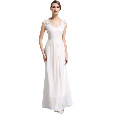Buenos Ninos Women's Sleeveless Floor Length Floral Lace Top Chiffon Long Evening Gown Dress
Buenos Ninos Women's Sleeveless Floor Length Floral Lace Top Chiffon Long Evening Gown Dress