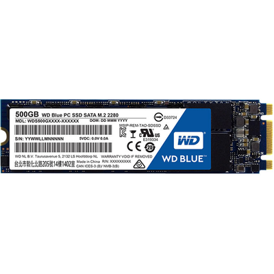 Western Digital (WD) Blue Series 500G M.2 Интерфейсный твердотельный накопитель (WDS500G1B0B)
Western Digital (WD) Blue Series 500G M.2 Интерфейсный твердотельный накопитель (WDS500G1B0B)