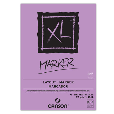 Kansong CANSON XL series Mark pen special book MARKER sketchbook hand-painted 297 420 A3 100
Kansong CANSON XL series Mark pen special book MARKER sketchbook hand-painted 297 420 A3 100