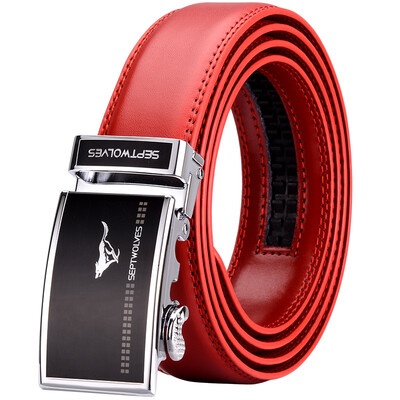 Seven Wolves Belt Benming Men Bulls Business Auto Button Middle-aged Trousers Men&39s Wedding Red Belt Casual 7A01036530 Red
Seven Wolves Belt Benming Men Bulls Business Auto Button Middle-aged Trousers Men&39s Wedding Red Belt Casual 7A01036530 Red
