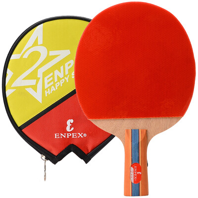 Lakers enpex ping pong shot double-sided anti-glue 2-star table tennis racket 2002 trailer single shot
Lakers enpex ping pong shot double-sided anti-glue 2-star table tennis racket 2002 trailer single shot