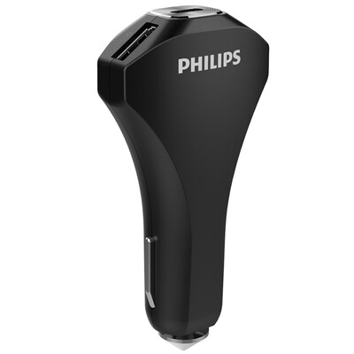 Philips (PHILIPS) Car Charger Car Charger DLP2012 support QC fast charge type-c fast charge a drag three black
Philips (PHILIPS) Car Charger Car Charger DLP2012 support QC fast charge type-c fast charge a drag three black