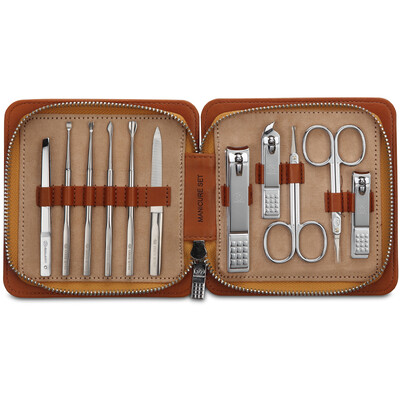 【Jingdong Supermarket】 777 Nail Knife Set Nail Clamp Clamp Repair Beauty Set 11pcs NTS-3008 Teak Brown (Import
【Jingdong Supermarket】 777 Nail Knife Set Nail Clamp Clamp Repair Beauty Set 11pcs NTS-3008 Teak Brown (Import