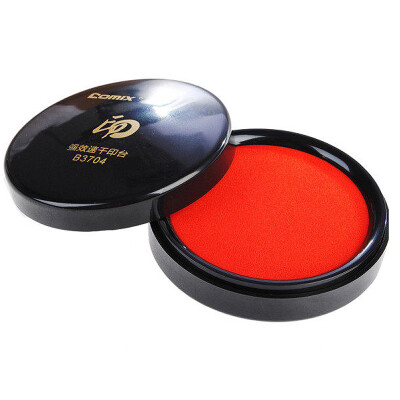 Comix diameter 68mm red round high-definition quick print India trumpet office stationery B3704
Comix diameter 68mm red round high-definition quick print India trumpet office stationery B3704