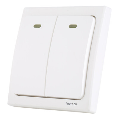 Lead-technology K2 smart home since the power generation wireless dual open switch panel home waterproof intelligent switch socket without wiring without power dual control multi-control
Lead-technology K2 smart home since the power generation wireless dual open switch panel home waterproof intelligent switch socket without wiring without power dual control multi-control