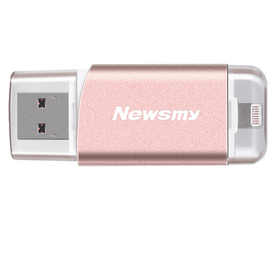 Newsmy i-M06 MFi Certified USB 3.0 Flash Drive for iPhone (Metal Limited Edition, Rose Gold, 32G
Newsmy i-M06 MFi Certified USB 3.0 Flash Drive for iPhone (Metal Limited Edition, Rose Gold, 32G