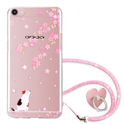 Paizi oppor9s mobile phone shell with crystal lace and ring buckle R9S phone shell all-inclusive silicone soft shell creative rhinestone cherry cat
Paizi oppor9s mobile phone shell with crystal lace and ring buckle R9S phone shell all-inclusive silicone soft shell creative rhinestone cherry cat