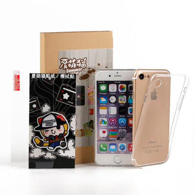 Sanctuary (Sendio) Apple iPhone7 (TPU transparent silicone soft shell + tempered film non-full screen + Xia Meng cat phone shell stickers) set 3 sets
Sanctuary (Sendio) Apple iPhone7 (TPU transparent silicone soft shell + tempered film non-full screen + Xia Meng cat phone shell stickers) set 3 sets