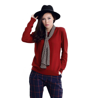 MAZOE simple multi-color short paragraph round neck collar knitted bottom sweater M3028 rust red
MAZOE simple multi-color short paragraph round neck collar knitted bottom sweater M3028 rust red