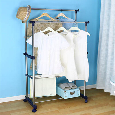 Bao Youni indoor removable stainless steel drying rack floor retractable double rod hanger DQ0813A
Bao Youni indoor removable stainless steel drying rack floor retractable double rod hanger DQ0813A