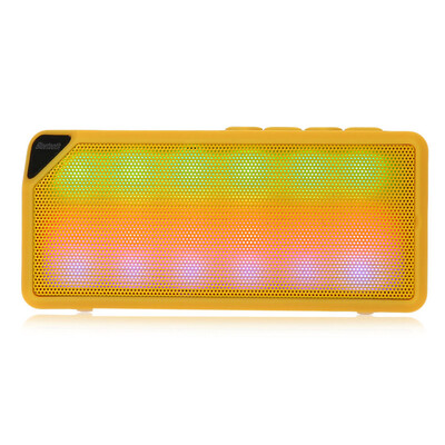 X3S Mini Multi-Color Flash LED Light Wireless Speaker with Built-in Microphone Support USB AUX FM Radio TF Card
X3S Mini Multi-Color Flash LED Light Wireless Speaker with Built-in Microphone Support USB AUX FM Radio TF Card