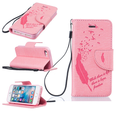 Pink Feathers and birds Style Embossing Classic Flip Cover with Stand Function and Credit Card Slot for IPHONE 5/5S/5SE
Pink Feathers and birds Style Embossing Classic Flip Cover with Stand Function and Credit Card Slot for IPHONE 5/5S/5SE