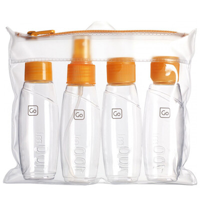 GO TRAVEL Cosmetics Bottles Drinks Driven Shampoo Shampoo Shower Empty Bottle Spray Bottle Vials Four Piece Set 658 Orange
GO TRAVEL Cosmetics Bottles Drinks Driven Shampoo Shampoo Shower Empty Bottle Spray Bottle Vials Four Piece Set 658 Orange
