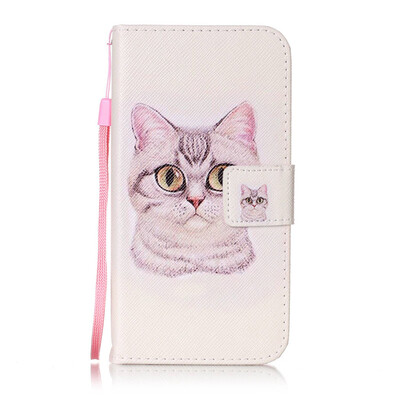 Short Hair Cat Design PU Leather Flip Cover Wallet Card Holder Case for Samsung Galaxy ON 5/G5500
Short Hair Cat Design PU Leather Flip Cover Wallet Card Holder Case for Samsung Galaxy ON 5/G5500