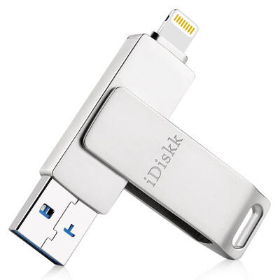 iDiskk U006 MFi Certified USB Flash Drive for iPhone/iPad (32G, Silver Gray
iDiskk U006 MFi Certified USB Flash Drive for iPhone/iPad (32G, Silver Gray