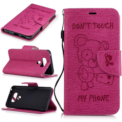 Rose red Bear Style Embossing Classic Flip Cover with Stand Function and Credit Card Slot for LG G6
Rose red Bear Style Embossing Classic Flip Cover with Stand Function and Credit Card Slot for LG G6