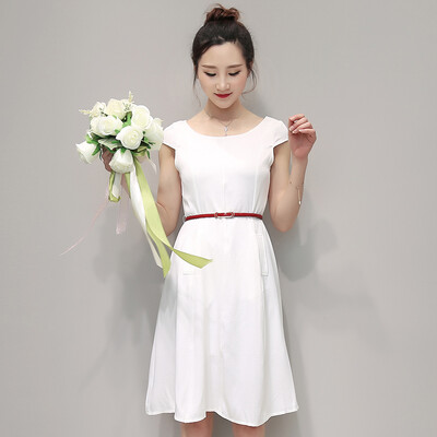 Silk Bun 2017 Women&39s Summer Dress Slim Short-Sleeve Korean Long Medium White Small Fresh Piece Skirt 1815 White
Silk Bun 2017 Women&39s Summer Dress Slim Short-Sleeve Korean Long Medium White Small Fresh Piece Skirt 1815 White