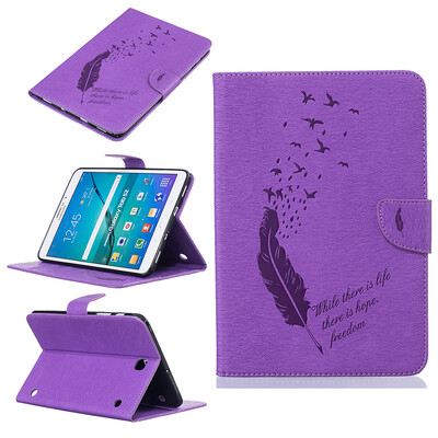 Purple feathers Style Embossing Classic Flip Cover with Stand Function and Credit Card Slot for SAMSUNG GALAXY Tab S2 8.0 T715C
Purple feathers Style Embossing Classic Flip Cover with Stand Function and Credit Card Slot for SAMSUNG GALAXY Tab S2 8.0 T715C