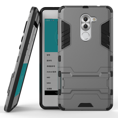 Gray Slim Robot Armor Kickstand Shockproof Hard Rugged Rubber Back Case For HUAWEI Honor 6X
Gray Slim Robot Armor Kickstand Shockproof Hard Rugged Rubber Back Case For HUAWEI Honor 6X