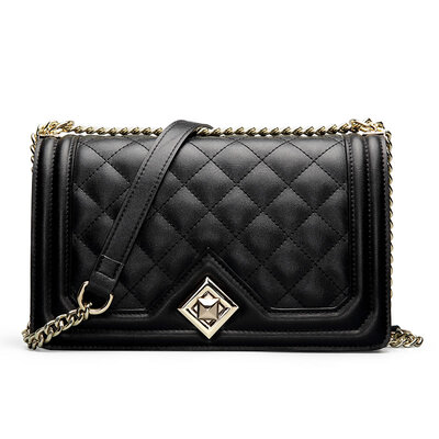 Golf GOLF cowhide shoulder bag female fashion Lingge handbags classic chain diagonal package B5BV99842J black
Golf GOLF cowhide shoulder bag female fashion Lingge handbags classic chain diagonal package B5BV99842J black