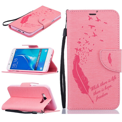 Pink Feathers and birds Style Embossing Classic Flip Cover with Stand Function and Credit Card Slot for SAMSUNG Galaxy J7 2016/J710
Pink Feathers and birds Style Embossing Classic Flip Cover with Stand Function and Credit Card Slot for SAMSUNG Galaxy J7 2016/J710