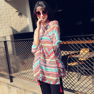 Yimihuasha ladies scarves spring&autumn Variety of scarves scarves shawls retro geometric red
Yimihuasha ladies scarves spring&autumn Variety of scarves scarves shawls retro geometric red