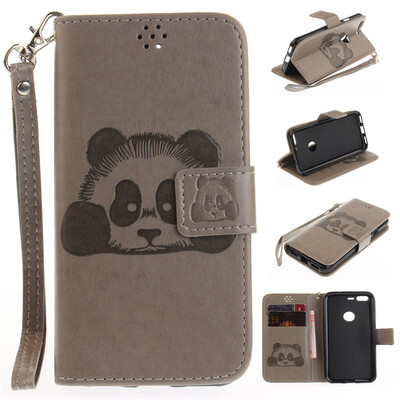 Gray Panda Style Embossing Classic Flip Cover with Stand Function and Credit Card Slot for Google Pixel
Gray Panda Style Embossing Classic Flip Cover with Stand Function and Credit Card Slot for Google Pixel