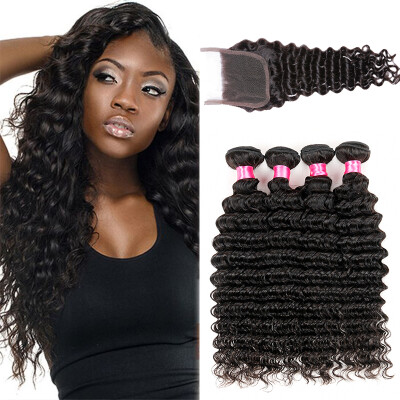 Virgin Brazilian Deep Wave With Closure 4 Bundles Mink Brazilian Hair With Closure Deep Curly Tissage Bresilienne Avec Closure
Virgin Brazilian Deep Wave With Closure 4 Bundles Mink Brazilian Hair With Closure Deep Curly Tissage Bresilienne Avec Closure