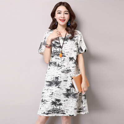 JIANZHI JIANZHI 2017 summer new cotton&linen printing Chinese national wind pregnant women large size short sleeve shirt dress 6036 black flower XXL
JIANZHI JIANZHI 2017 summer new cotton&linen printing Chinese national wind pregnant women large size short sleeve shirt dress 6036 black flower XXL