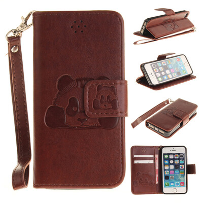 Brown Panda Style Embossing Classic Flip Cover with Stand Function and Credit Card Slot for IPHONE 5/5S/5SE
Brown Panda Style Embossing Classic Flip Cover with Stand Function and Credit Card Slot for IPHONE 5/5S/5SE